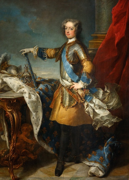 LOO JEAN BAPTISTE VAN PRT OF LOUIS XV KING OF FRANCE AND NAVARRE 1710 1774