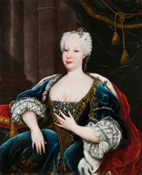 LOO LOUIS MICHEL VAN PRT OF MARIA BARBARA DE BRAGANCA 1711 1758