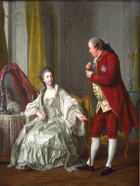 LOO LOUIS MICHEL VAN PRT OF MARQUIS DE MARIGNY ET DE SA FEMME 1769