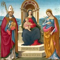 MAINARDI SEBASTIANO MADONNA AND CHILD WITH STJUSTUS OF VOLTERRA AND STMARGARET OF ANTIOCH 5158 INDIA
