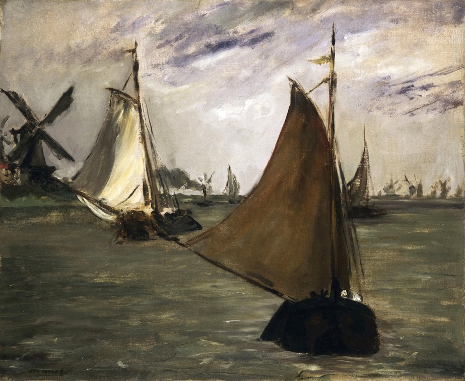 MANET EDOUARD VIEW IN HOLLAND PHIL