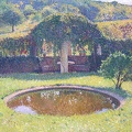 MARTIN HENRI JEAN POOL AND ARBOUR SOUTH WEST OF PARK OF MARQUYAROL 1920