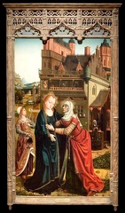 MASTER OF CATHOLIC KINGS MEETING OF VIRGIN MARY TO ELIZABETH 1496 1497 TUCSON