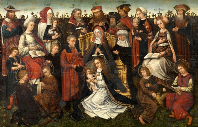 MASTER OF FAMILY OF ST. ANNA 1500 ROYAL