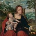 MASTER OF LIEGE DISCIPLES AT EMMAUS REST ON FLIGHT INTO EGYPT MET