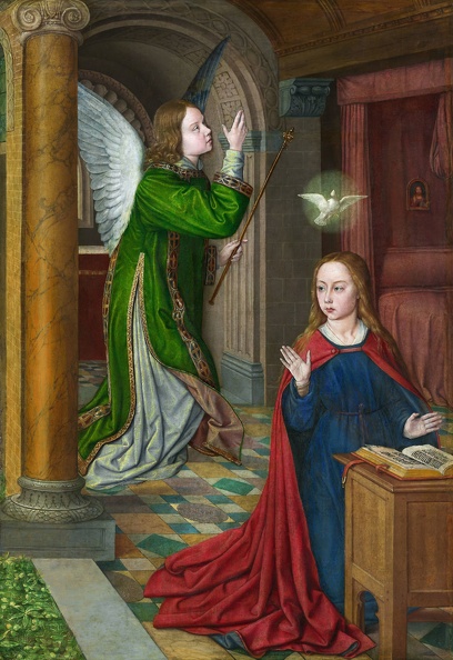 MASTER OF MOULINS JEAN HEY ANNUNCIATION CHICA