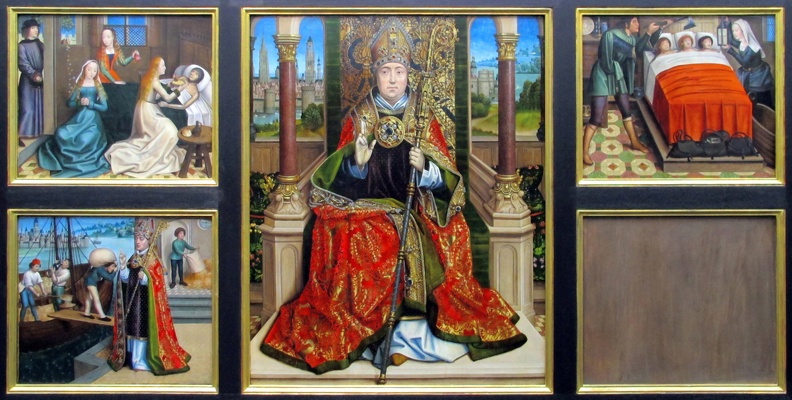 MASTER OF ST. LUCY LEGEND ALTARE DI ST. NICOLA 1479 1505