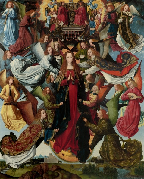 MASTER OF ST. LUCY LEGEND MARY QUEEN OF HEAVEN C1480 C1510 HI RES