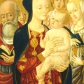 MATTEO DI GIOVANNI MADONNA AND CHILD ST. JEROME ST. CATHERINE OF ALEXANDRIA AND ANGELS KRESS