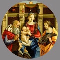 MEMBRINI MICHELANGELO DI PIETRO MADONNA CHILD AND ST. CATHERINE OF ALEXANDRIA DONATOR GETTY