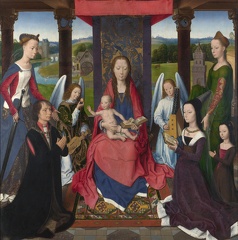 MEMLING HANS DONNE TRIPTYCH CENTER LO NG