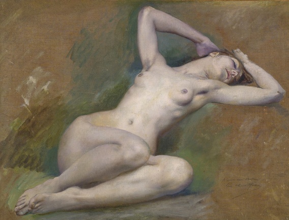 MERSON LUC OLIVIER STUDY FOR FIGURE OF SPRING