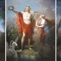 MEYNIER CHARLES APOLLO AND MUSES PENTYPTYCH CLEVE