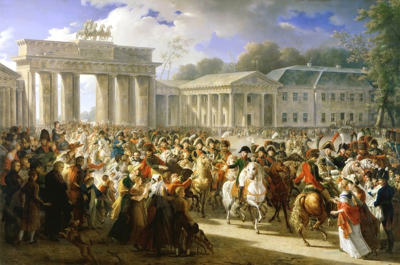 MEYNIER CHARLES ENTREE DE NAPOLEON BERLIN 27 OCTOBRE 1806