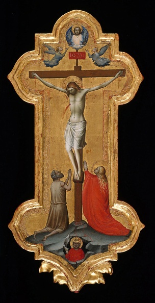MONACO LORENZO PROCESSIONAL CROSS ST. MARY MAGDALENE AND BLESSED HERMIT CHICA