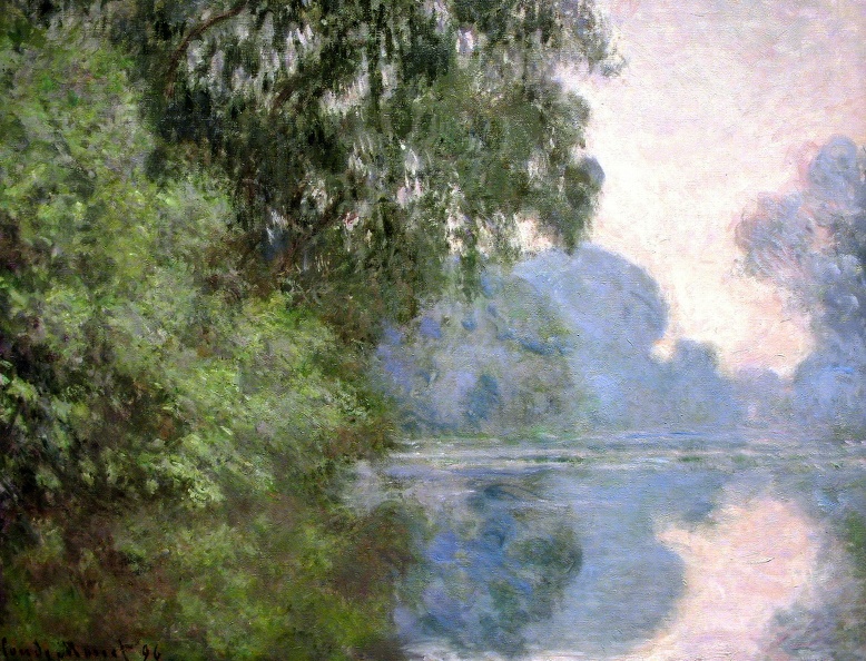 MONET CLAUDE MORNING ON SEINE NEAR GIVERNY 1897