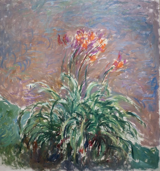 MONET CLAUDE DAY LILIES MARMO