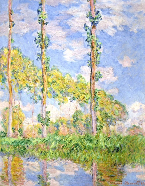 MONET CLAUDE THREE TREES IN SUMMER 1891