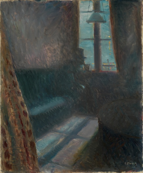 MUNCH EDVARD NIGHT IN ST. CLOUD 1890