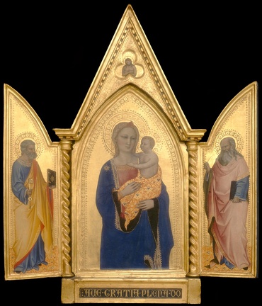 NARDO DI CIONE MADONNA AND CHILD ST. PETER AND ST. JOHN EVANGELIST KRESS