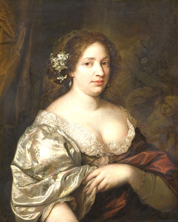 NETSCHER CASPAR PRT OF MARGARETHA GODIN ARTISTS WIFE 1684 RIJK
