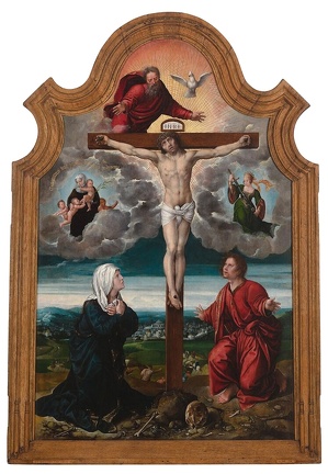 ORLEY BERNARD VAN CHRIST ON CROSS BETWEEN MARY AND JOHN 1629 BOIJ BEU
