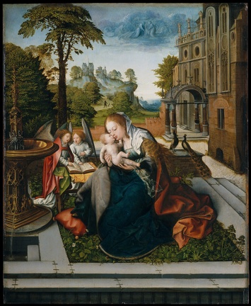 ORLEY BERNARD VAN VIRGIN AND CHILD WITH ANGELS MET