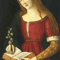 PACCHIAROTTO GIACOMO YOUNG LADY WRITING IN HYMNA SOTHEBY
