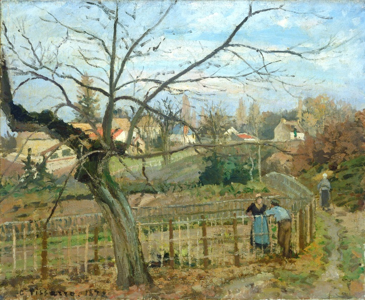 PISSARRO CAMILLE FENCE 1872 N G A