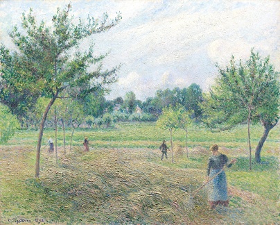 PISSARRO CAMILLE HAYMAKING AT ERAGNY 1892 CHICA