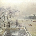 PISSARRO CAMILLO LOUVRE UNDER SNOW 1902