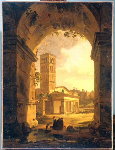 PITLOO ANTONIE SMINCK CHURCH OF ST. GIORGIO JOHN VELABRUM IN ROME 1820 RIJK
