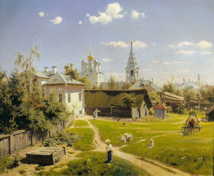 POLENOV MOSCOW COURTYARD 1878 GOOGLE