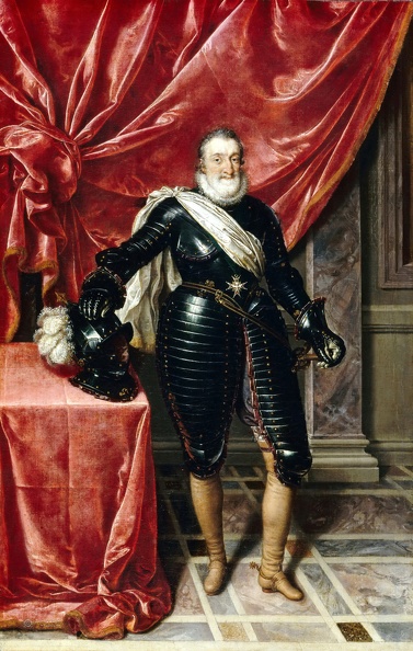 POURBUS FRANS YOUNGER PRT OF HENRY IV KING OF FRANCE IN ARMOUR C1610