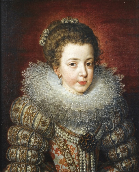 POURBUS FRANS YOUNGER PRT OF ELIZABETH OF FRANCE C1609 1615