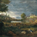 POUSSIN NICOLAS LANDSCAPE DURING THUNDERSTORM PYRAMUS AND THISBE GOOGLE