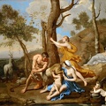 POUSSIN NICOLAS EDUCATION OF JUPITER MID 1630 DULWICH