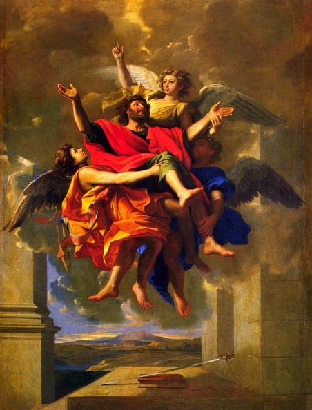 POUSSIN NICOLAS LE RAVISSEMENT DE ST. PAUL 1649 50 LOUV