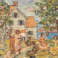 PRENDERGAST MAURICE BRAZIL BEACH AND TWO HOUSE