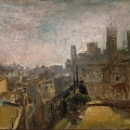 RAMON MARTI ALSINA VIEW OF BARCELONA FROM ROOFTOP IN RIERA ST. JOAN GOOGLE
