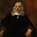 REMBRANDT H.V.R. PRT OF GRAY HAIRED MAN MELBOURNE 1667 NAT GALLERY VICTORIA