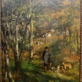 RENOIR PI. AU. HUNTING IN FONTAINEBLEAU FOREST 1866 SAO PAULO