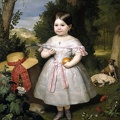 RIBERA CRLOS LUIS DE LITTLE GIRL IN LANDSCAPE 1847 PRADO