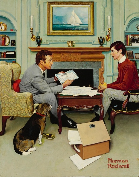 ROCKWELL NORMAN FATHER AND SON 1972