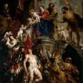 RUBENS P.P. MADONNA ENTHRONED CHILD AND STS