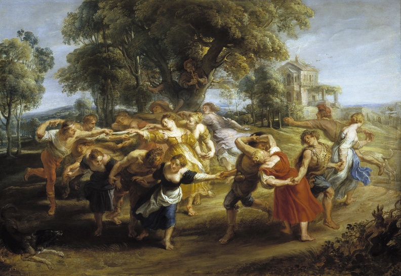 RUBENS P.P. PEASTT DANCE IN ITALY 1636 1640 PRADO
