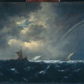 RUISDAEL JACOB ISAACKSZ VAN SHIPS IN ROUGH SEAS 1655 RIJK