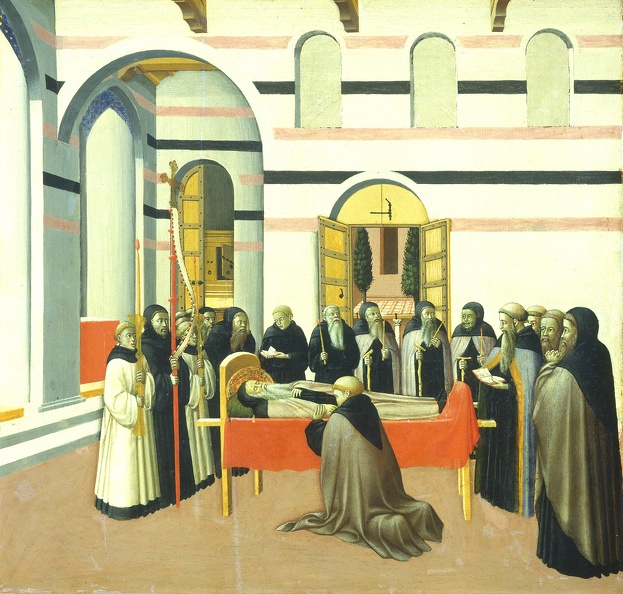 SANO DI PIETRO DEATH OF ST. ANTHONY KRESS