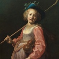 SANTVOORT DIRCK PIETERSZ VAN GIRL IN SHEPHERDESS COSTUME 1773 BOIJ BEU