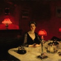 SARGENT J. S. DINNET TABLE AT NIGHT 1884